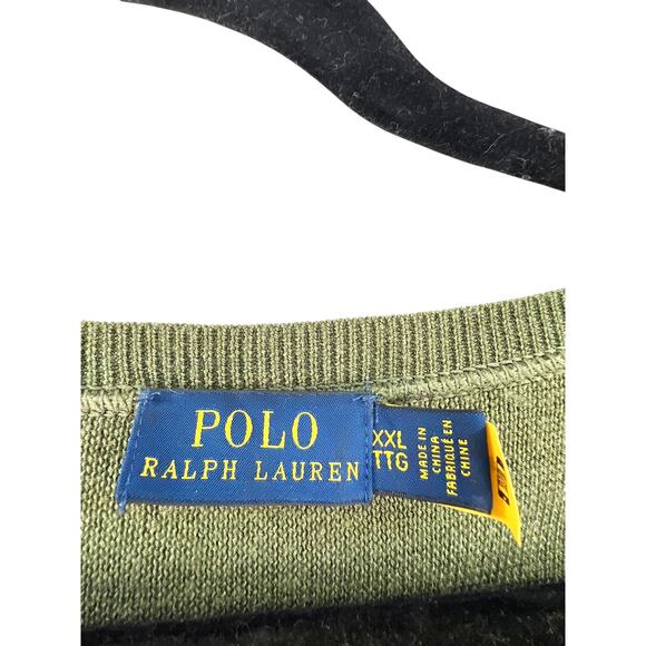 Polo Ralph Lauren XXL Mixed Media Long Sleeve Fit & Flare Dress Midi Sweater - Picture 7 of 7